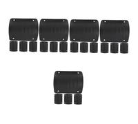 Ciieeo 5 Ensembles Coffre De Protection pour Valise De Voyage Bord De Coffre Protection des Coins De Valise Pare-Chocs Amovibles pour Voiture Sortie De Porte Transparente 4 pièces * 5