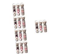 Ciieeo 5 Ensembles Ensemble De Bouteilles De Vin De Noël Refroidisseur De À Vin Support De De Sport en Toile De Jute De Fête pour Bière Centres De Table 3 pièces * 5