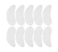 Ciieeo 5 Paires de Sourcils Blancs de Père Noël en Coton Auto-adhésifs, Faciles à Appliquer, Accessoires Uniques pour Costume de Fête et Célébrations de Noël