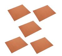 Ciieeo 5 Pièces Fiberglass BBQ Grill Mats Set Heat Resistant Non-Stick Reusable Grilling Pads for Outdoor Picnics and Patio Cooking