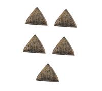 Ciieeo 5 Pièces Jouets Bac à Sable Jouets De Construction pour Tout-Petits Mini-Jouets Figurine Pyramide Egypte Ancienne pour Les Enfants Jouets De Bureau Jouets Miniatures Golden Résine
