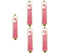 Ciieeo 5 Pièces Parchemin Sacré De La Porte Parure Mezouza Religieuse Décor en Alliage De Mezouza Décor Mezouza Décor De Maison Mezouza Symboles Juifs Mezouza La Mezouza Orne Rouge Métal