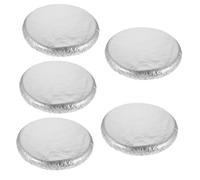 Ciieeo 5 Pièces Pare-Soleil Volant Aluminium pour Couvre Volant Anti Chaleur Camion Chaud Protecteur Accessoires de véhicules Bouclier Thermique de Volant Pare Soleil Volant