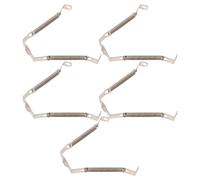 Ciieeo 5 Pièces Support Antivibrations en Métal Argenté pour Tube à Vide 6bq5 Structure à Clip Ressort, Protection Bruit pour Amplificateur Vintage et Casque