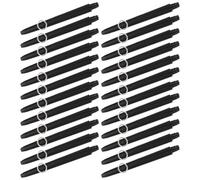 Ciieeo 50 Ensembles Tiges de Fléchettes en Nylon 2ba Filetage, Légères et Portables, Adaptées pour Compétition, Ensemble Complet Noir pour Amateurs de Fléchettes