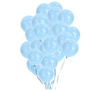 Ciieeo 50 pièces Ballons Latex Bleu Imprimés Formes Célestes Kit Décoration Anniversaire Fête Accessoires Festifs Sécurisés et Joyeux