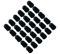 Ciieeo 50 Pièces Embouts D'écouteurs en Silicone Noir, Confortables et Élastiques, Accessoires Invisibles pour Écouteurs sans Fil Adaptés aux Garçon et Filles et Parents pour Écouter