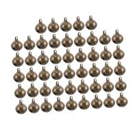 Ciieeo 50 pièces Mini Bells Vintage Metal Charms For DIY Crafts Wedding Decorations Pet Collar Accessories Elegant And Functional Small Bells