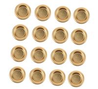 Ciieeo 50 Pièces Plateau Porte- Métallique Doré pour Cônes Accessoire Polyvalent pour Méditation Yoga et Espaces Spirituels Support Compact