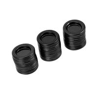 Ciieeo 50 Pièces Porte- Tour Métal Noir Plateau Ashtray Vintage Stable et Décoratif Accessoire pour Bureau et Maison