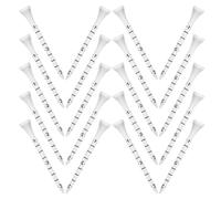 Ciieeo 50 Pièces Tees de Golf en Bois Résistants la Rouille Base Multifonctionnelle, Supports Pratiques pour Balles de Golf, pour Entraînement et Parcours