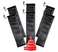 Ciieeo 6 Paquet Suspendus en Maille pour Nourrir Les Oiseaux, Résistant la Déchirure, Faciles à Ouvrir et Fermer, en Nylon et PP, pour Usage Extérieur et Intérieur, Lot de 6