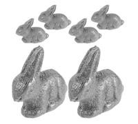 Ciieeo 6 Pièces Animal-shaped Iron Rabbit Cooking Tool Natural Iron Supplement For Anemia Support Compatible With Various Pots For Athletes Vegans And Pregnant Women