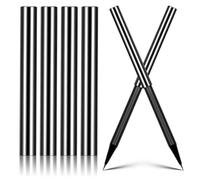 Ciieeo 6 Pièces Capuchons de Stylo à Ongles Capuchons de Stylos à Ongles en Acrylique Noir et Prolonge Leur Durée de Vie