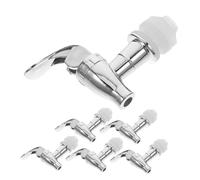 Ciieeo 6 pièces Lot de Robinets Distributeur de Boisson Robinet Plastique pour Seau à Bière Contrôle Du Débit Usage Bar Restaurant Maison Accessoire Robinetterie
