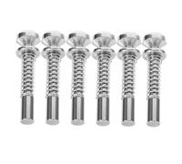 Ciieeo 6 Pièces Verrous à Ressort pour Lits et Cages Goupilles à Ressort Réglables Accessoires Polyvalents pour Réparation de Fenêtre et Serrure de Lit