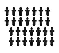 Ciieeo 60 Bouchons D'extrémité 1/4 en Plastique Résistant UV pour Irrigation Goutte à Goutte Accessoires de Raccords Irrigation Jardin Fermeture Tube Kit Jardinage Agricole