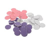 Ciieeo 60 Disques de Ponçage pour Pédicure en Papier Abrasif avec Foret à Clous en Métal, 60pcs pour Modelage des Ongles et Élimination des Callosités en Salons de Manucure