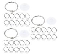 Ciieeo 60 Ensembles Crochets de Plafond Adhésifs Lot de Crochets Transparents Auto Adhésifs pour Décorations Légères Maison