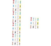 Ciieeo 60 Pièces Décoration De Bonbons en Verre Bonbons Bonbons Ornement Ornements De Bonbons De Mariage Faire La Fête Bonbons Mignons Faux Modèle De Bonbons Bricolage Perles Un Verre
