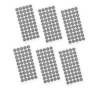 Ciieeo 6feuilles Repères Réfléchissants pour Cibles Scanner Points De Référence pour Numérisation Objets Marqueurs De Positionnement