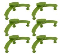 Ciieeo 6pcs Pinces à Plantes en Plastique Vert pour Jardiniers, Cintreuse de Brindilles Réutilisable, Outil de Modelage pour Arbres Fruitiers et Plantes en Pot