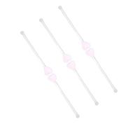 Ciieeo 6pièces Touillettes Verre Transparentes Agitateurs Boissons Bâtonnets Mélanger Verres Cocktail Jus Wine Stirrers
