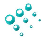 Ciieeo 8 pièces Adaptateur de Filtre Entonnoir Buchner avec Bouchons Caoutchouc Coniques Collerettes Étanches de Variées pour Verrerie de Laboratoire