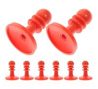 Ciieeo 8 Pièces Capuchon Isolant pour Tige de Tente en Plastique Rouge, Protège Les Éclairs, Prolonge la Durée de Vie, pour Camping et Randonnée Couleur Aléatoire