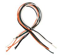 Ciieeo 8pièces Câble de Guitare Câble de Basse Câblage de Guitare Électrique Fil de Cuivre Étamé à Connexion Rapide Câblage Gainé de Ciré Instrument et Basse