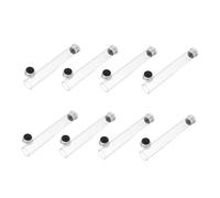 Ciieeo 8pièces Étui de Rangement Transparent Plastique pour Pinces à Épiler avec Capuchons pour Voyages et Maison Organisez Vos Outils de Maquillage