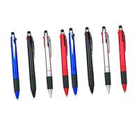 Ciieeo 8pièces Stylos Bille Rétractables Tactiles Couleurs De Stylos Multifonctions avec Stylet pour Écran Tactile pour Conférences Et Prise De Notes