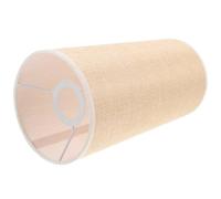 Ciieeo Abat-Jour Cylindrique Droit en Toile de Jute 14X28 CM pour Lampe D’Intérieur Petit Modèle Rétro Abat-Jour Tambour pour Applique Murale Accessoire Solide et Écologique