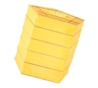 Ciieeo Abat-Jour en Papier Pliable 30X30 CM Lanterne Carrée en Papier Blanc Abat-Jour Suspendu Décoratif pour Lampe de Plafond Accessoire D’Éclairage pour Maison et Hôtel