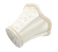 Ciieeo Abat-Jour en Tissu pour Lampe de Table à Suspendre et Applique Murale 1 Pièce Modèle 066 à Motif Feuilles Compatible Lampadaire Coloris Naturel Style Contemporain Usage