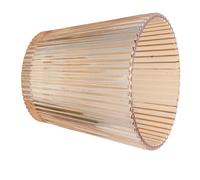 Ciieeo Abat-Jour en Verre Rayé Couleur Dry Ambré Petit Modèle Conique 13 CM X 812 CM Remplacement pour Lampe de Bureau à Suspendre ou Lampe de Table Abat-Jour Décoratif Vintage et