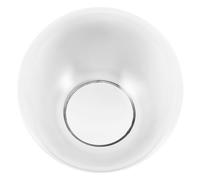 Ciieeo Abat-Jour en Verre Transparent 15 CM Trou Central 5-75 CM Cache-Lampe Décoratif Multifonction pour Lampe de Bureau Lampadaire Suspendre Abat-Jour Créatif pour Pendaison de