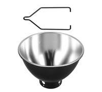 Ciieeo Abat-Jour et Installation Simple pour Lampe Chauffante en Métal Noir avec Distribution Chaleur de Terrarium Reptile