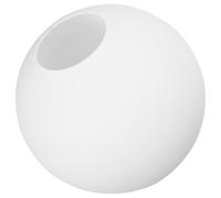Ciieeo Abat-Jour Rond en Verre Dépoli 13 CM Globe pour Lampe à Suspendre Cache-Abat-Jour Lait Blanc Abat-Jour de Rechange pour Lustre Diffuseur de Lumière pour Chambre et Salon