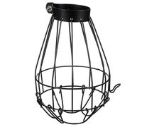 Ciieeo Abat-Jour Sécurité et Protection en Fer Noir Isolant Protecteur de Lampe pour Lampe Chauffante de Terrarium pour Reptiles et Animaux Domestiques
