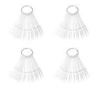 Ciieeo Accessoire de Manucure Abs 160pcs pour Nail Art Professionnel Plaques de Test de Secteur Lisses pour Pratique et Affichage de Couleur
