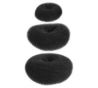 Ciieeo Accessoire pour Créer pour Cheveux en Nylon Doux Chignon Donut 3 Pièces un Petit Chignon Élégant et Confortable, pour Filles et Femmes