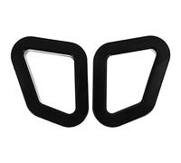 Ciieeo Accessoires pour Chaises de Bureau Noir, 2 Sets de 8 Pièces en Plastique, Installation Facile et Taille Personnalisable pour Sièges de Jeu E-Sport