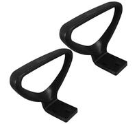 Ciieeo Accoudoirs de Rechange pour Fauteuils de Bureau 2 Pièces en Plastique Noir Adaptés aux Chaises Gaming et Sièges de Bureau Pivotants