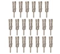 Ciieeo Adaptateur d'antenne stéréo pour Voiture, 20 pièces, connecteur ISO vers DIN, kit d'installation Audio, convertisseur d'antenne FM/AM pour système stéréo de véhicule.