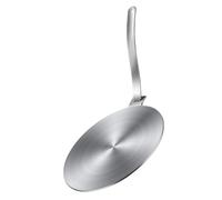 Ciieeo Adaptateur De Cuisson à Induction 30 Cm En Acier Inoxydable Compatible Gaz Diffusion Uniforme De Chaleur Pour Préparation Rapide