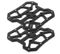 Ciieeo Adaptateur de Pédale en Alliage D'aluminium Noir pour Vélo, Système sans Clip Facile à Installer, pour Balade et Entraînement Multi-scénarios
