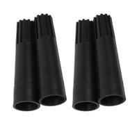 Ciieeo Adaptateur pour Manche de Balai-Raclette 4 Pièces en Plastique PP Noir, Tête Filetée Conique, Accessoire de Rallonge Polyvalent pour Outils de Nettoyage Ménagers, Compatible