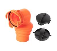 Ciieeo Adaptateur Raccord Tuyau D'égout Camping-car 90° Pivotant Bouchon Pvc Étanche Installation Facile Connexion Vanne Eaux Usées