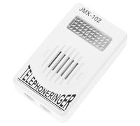 Ciieeo Amplificateur de Sonnerie de Téléphone Fixe sans Pile, Volume Réglable, Plastique Blanc, Compatible Toutes Lignes Fixes, Appareil D’Amplification Sonore pour Maison et Bureau